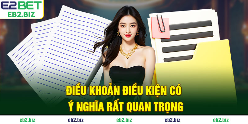 Điều Khoản Điều Kiện Điều khoản điều kiện có ý nghĩa rất quan trọng