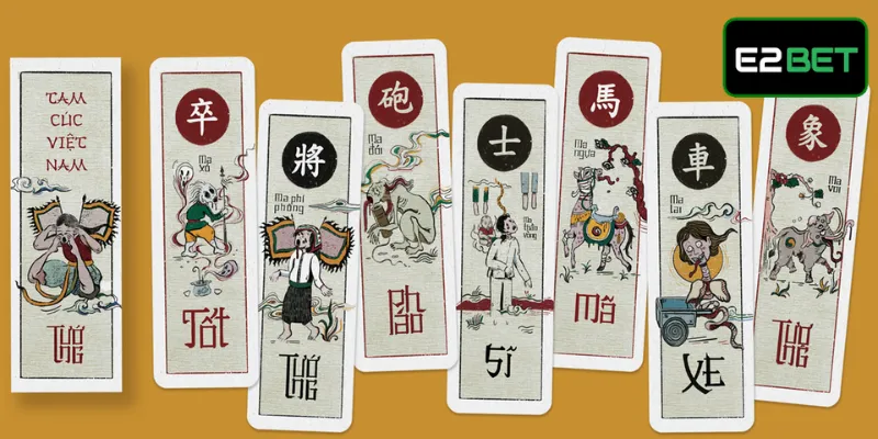 Những quân bài trong game