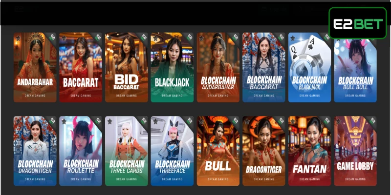 DG live casino - Sảnh chơi chiếm lĩnh nhiều siêu phẩm đổi thưởng